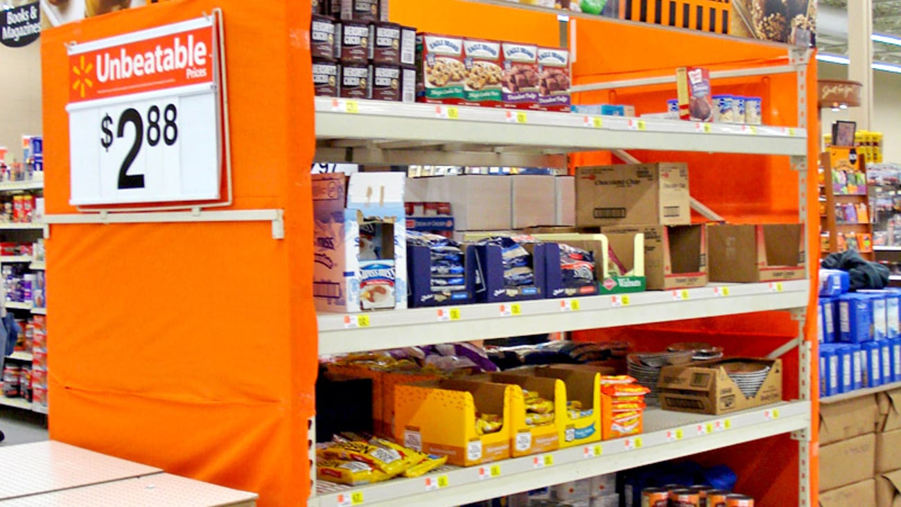 Walmart Halloween Baking Center Gondola