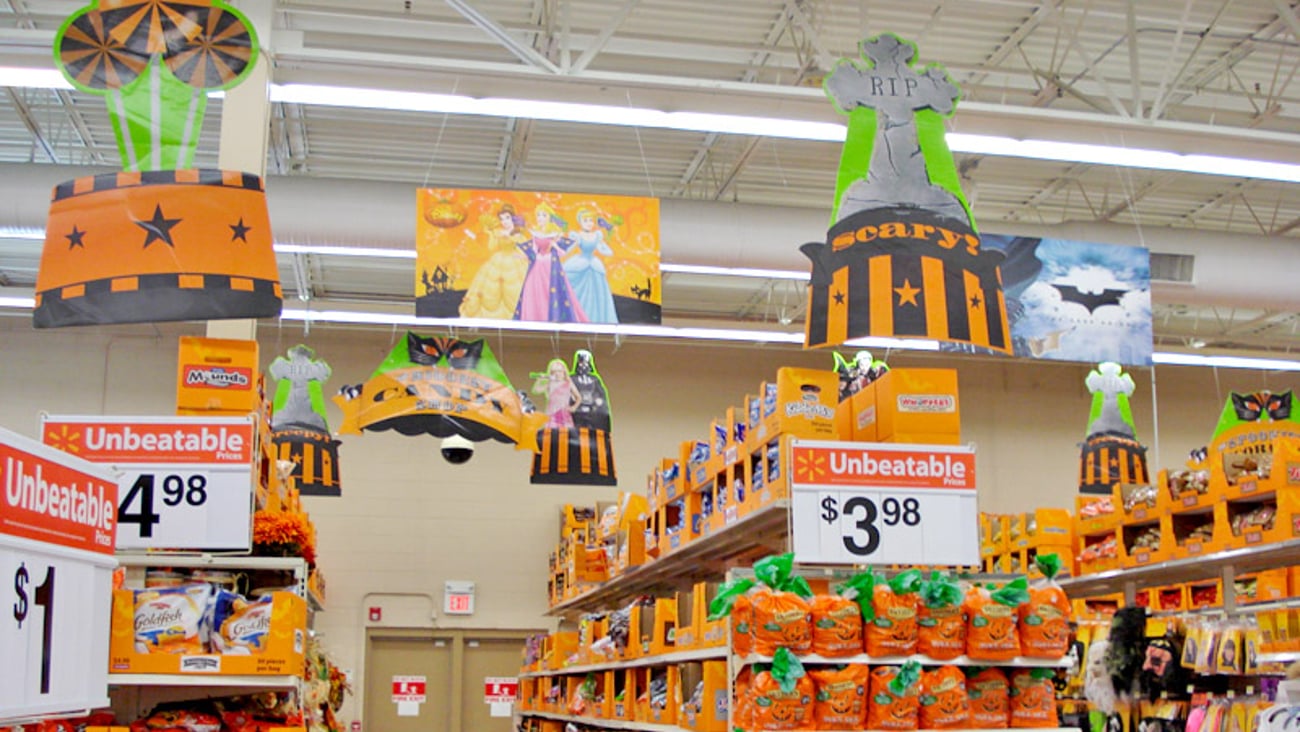 Walmart Halloween Ceiling Banners