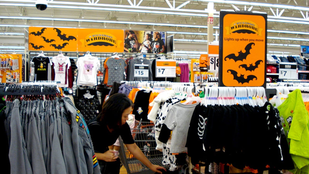 Walmart 'Wickedest Wardrobe' Merchandising