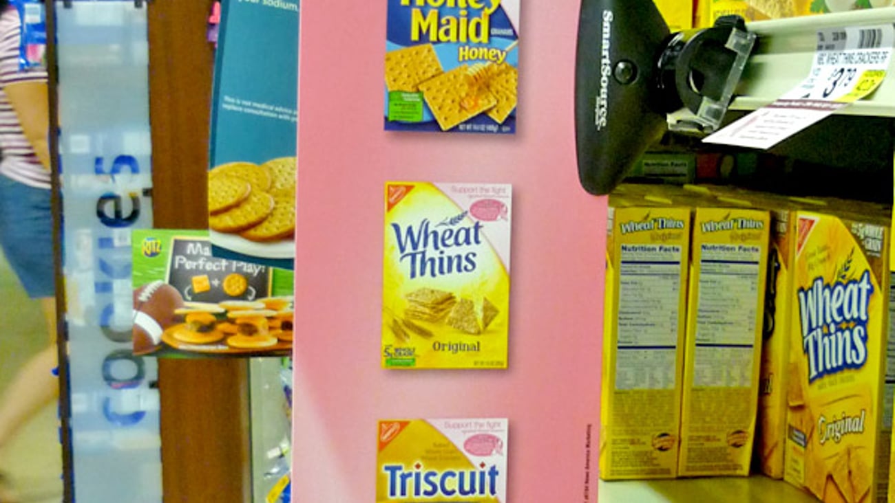 Safeway Nabisco Pink Aisle Violator