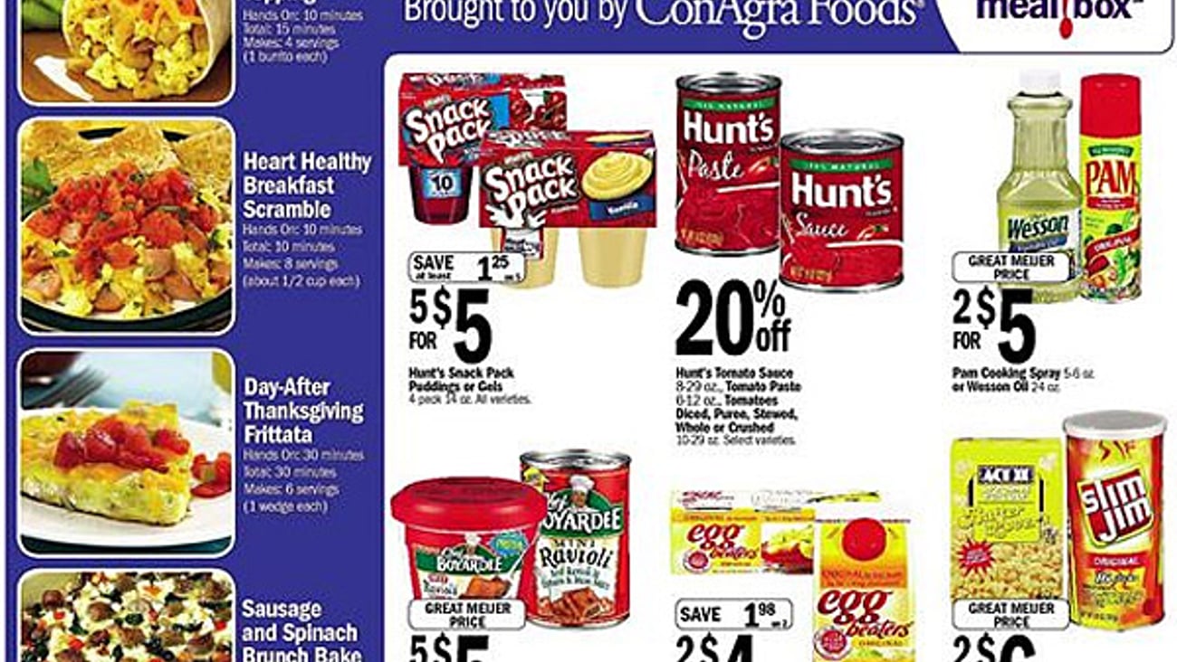 Meijer ConAgra MealBox Feature