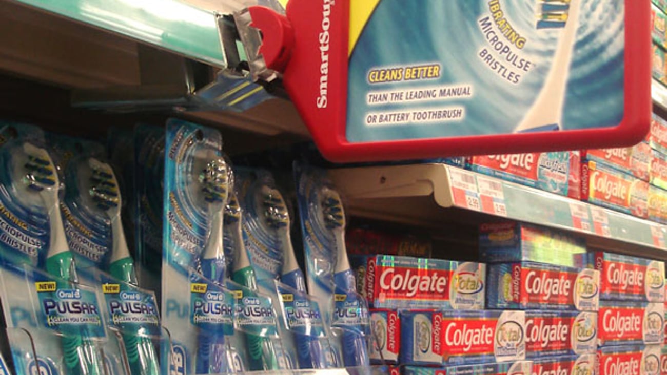 Oral-B Pulsar Shelf Signs
