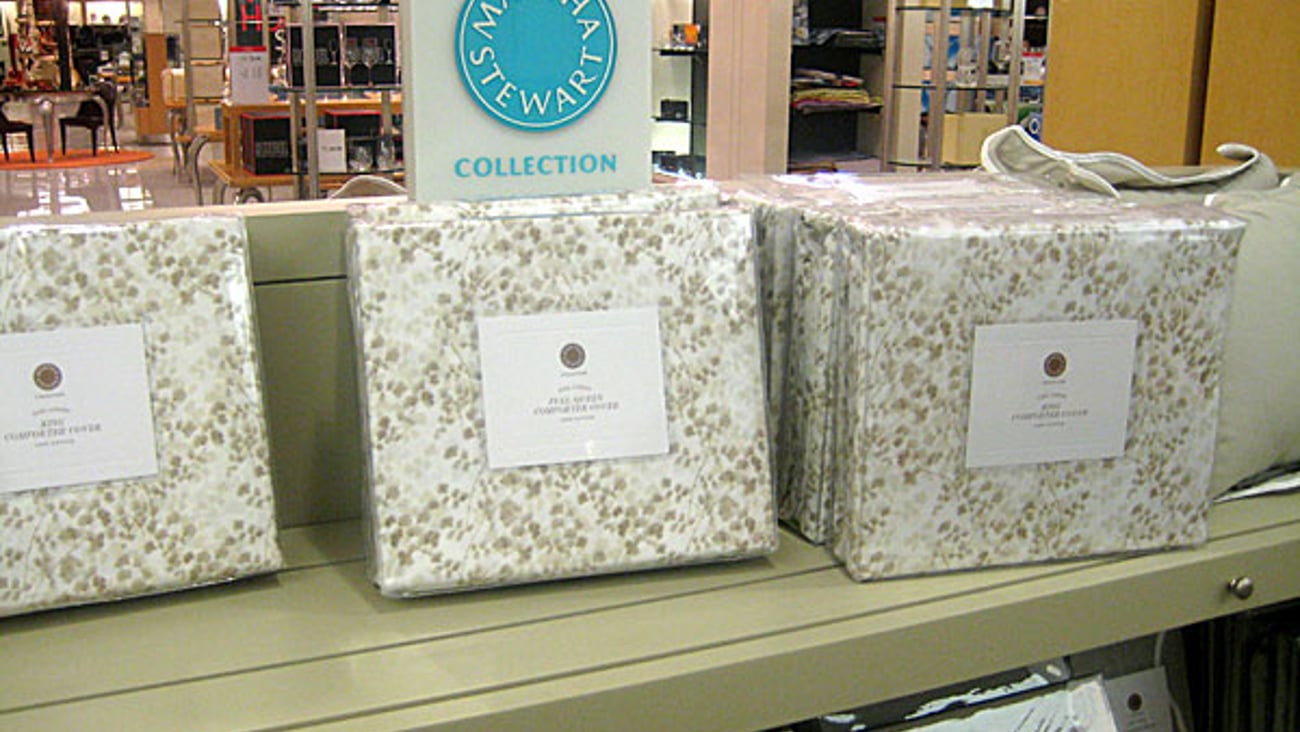 Macy's Martha Stewart Collection Shelf Sign