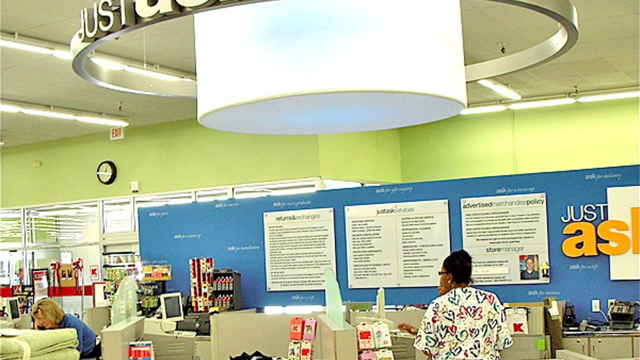 Kmart 'Just Ask' Service Counter