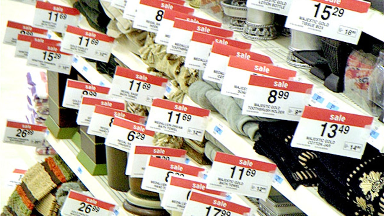 Kmart 'Sale' Shelf Tags