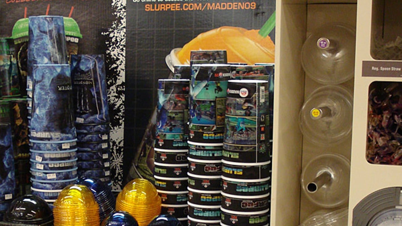 7-Eleven 'Madden' Big Gulp Display