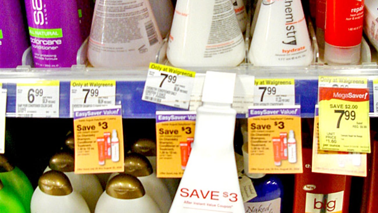 Walgreens Chemistry Haircare Shelf Wobbler