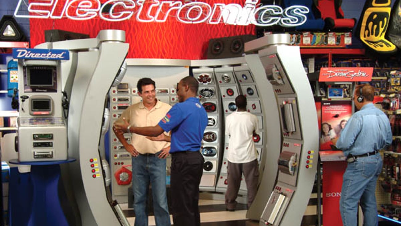 PEP Boys Electronics Department