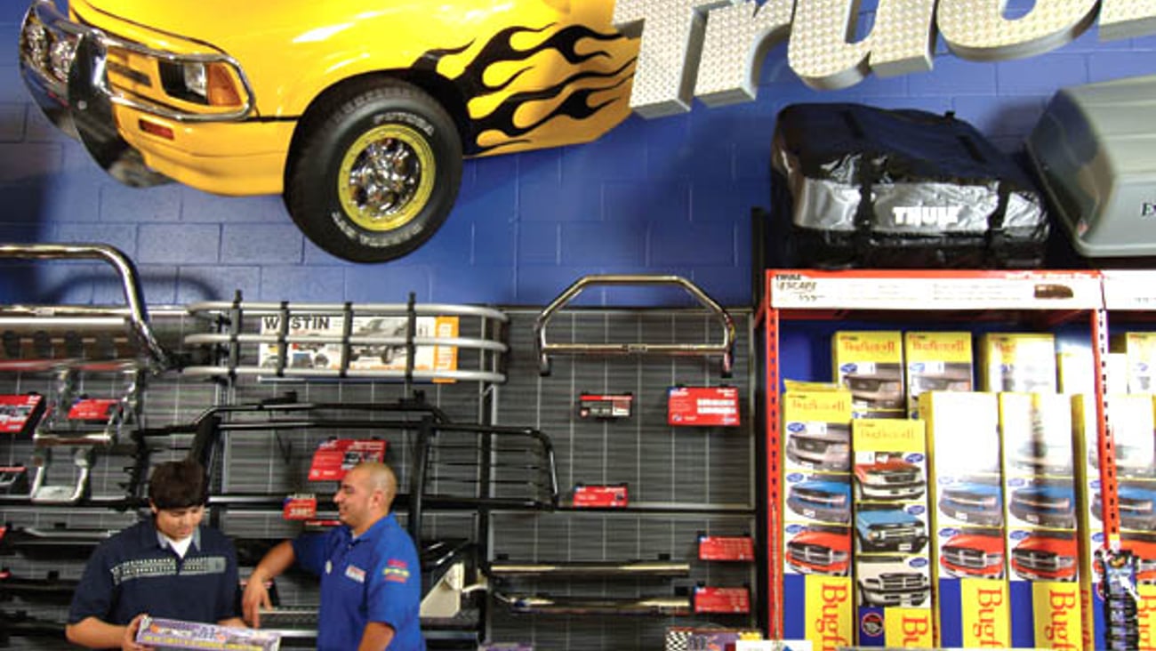 PEP Boys Truck Department