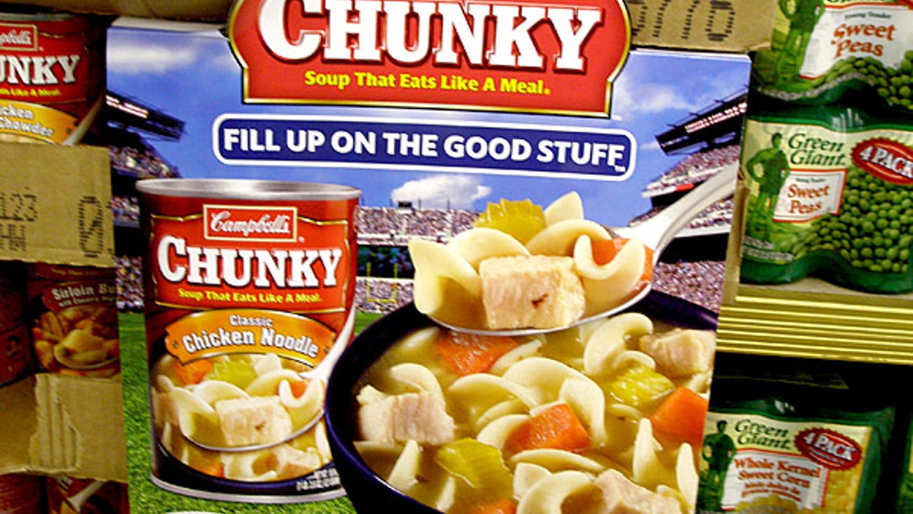 Campbell's Chunky Super Bowl Sign