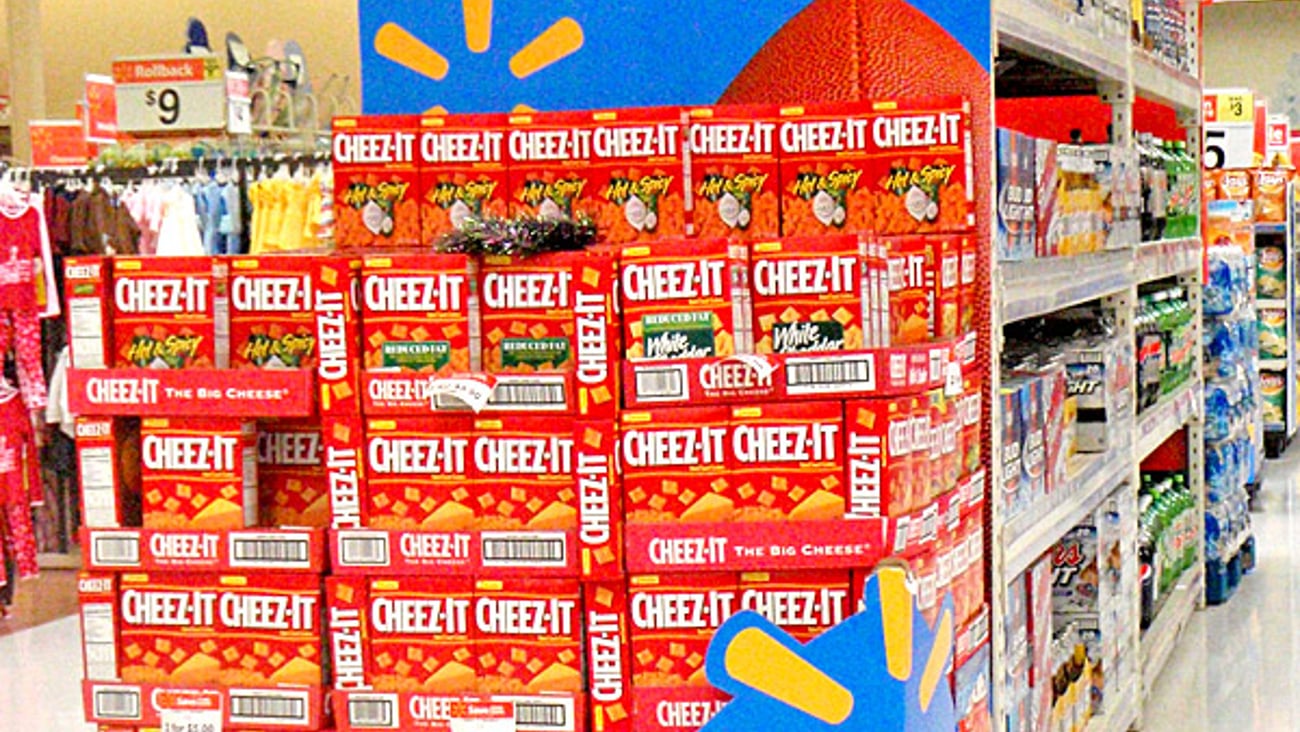 Walmart Cheez-It 'Game Time' Pallet