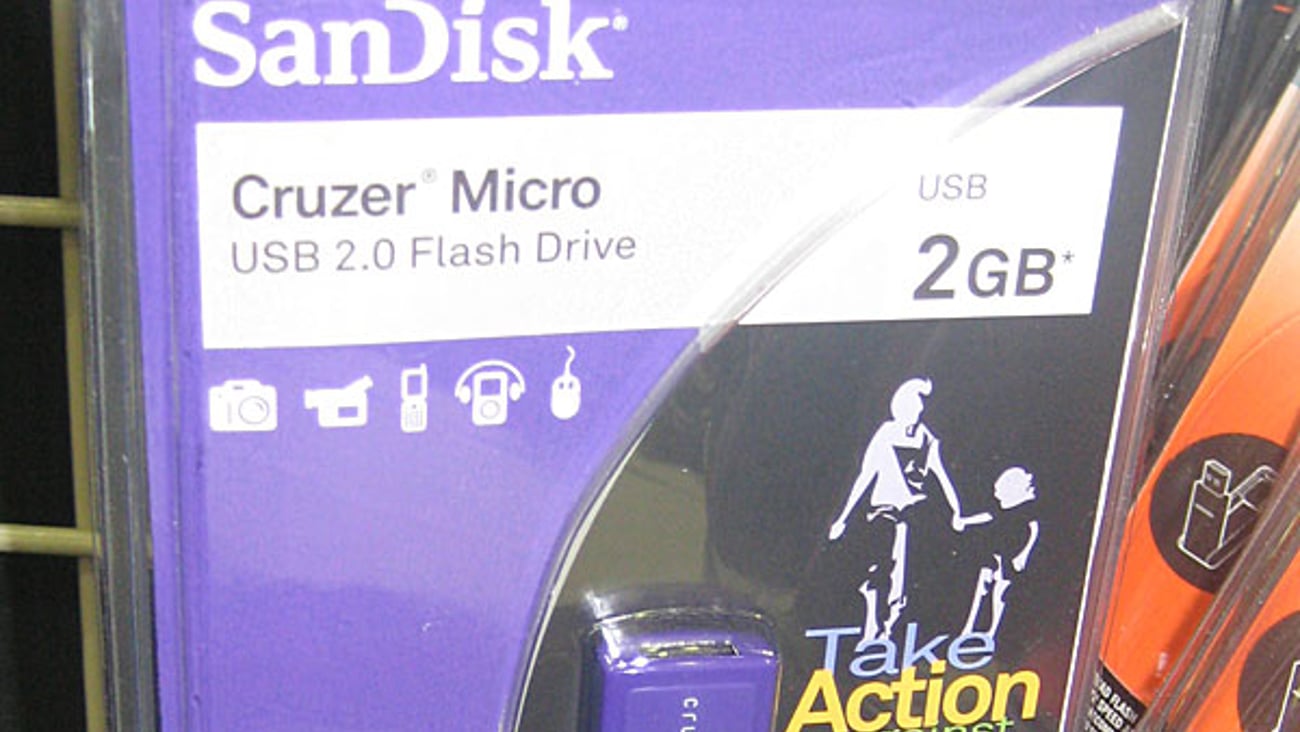 SanDisk 'Take Action Against Alzheimer's' Packaging