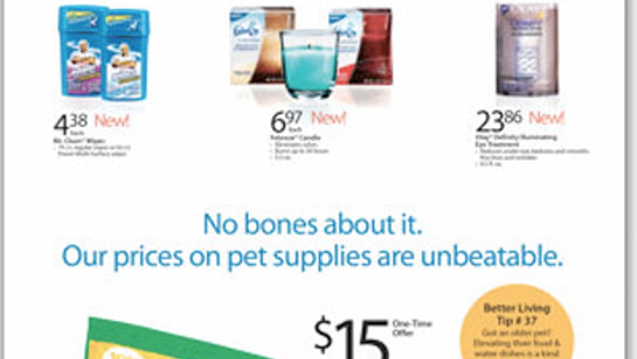 Wal-Mart Circular Back Page