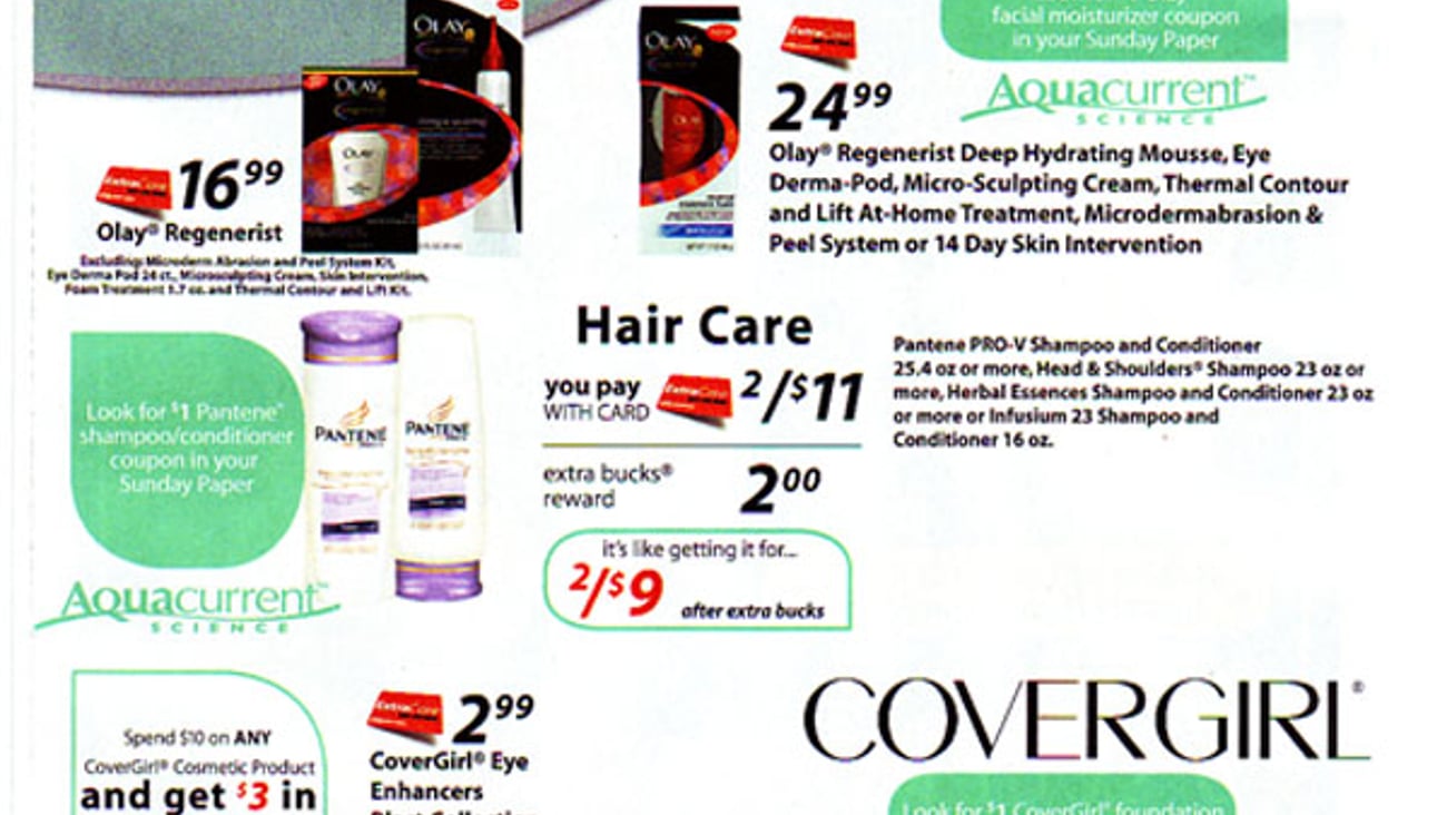 P&G CVS 'AquaCurrent' Co-Equity FSI