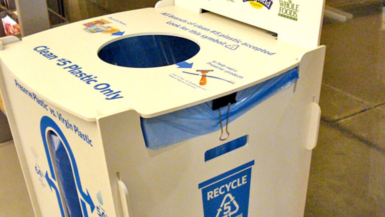 Preserve 'Gimme 5' Whole Foods Recycling Bin