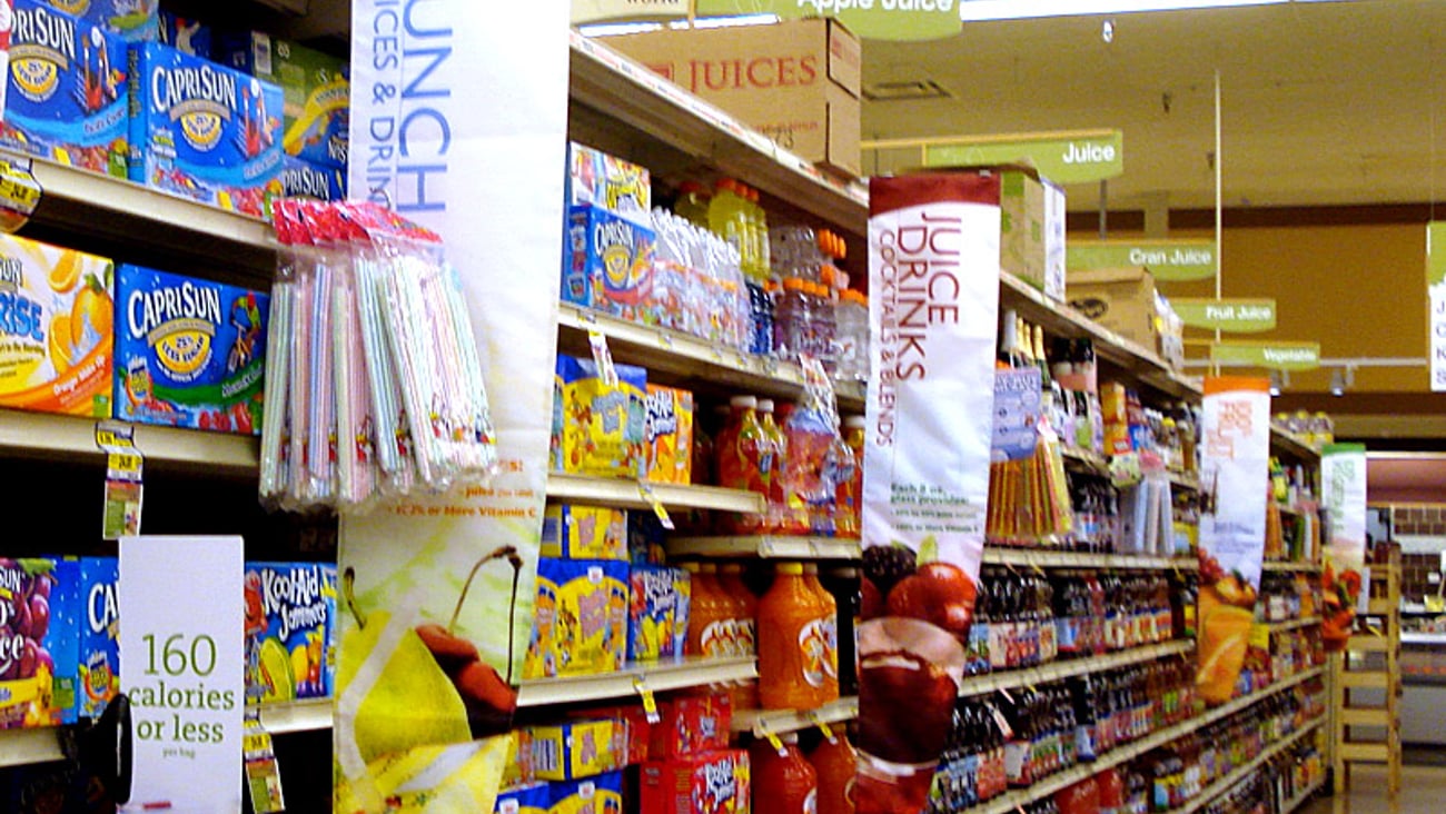 Jewel-Osco Juice Aisle Violators