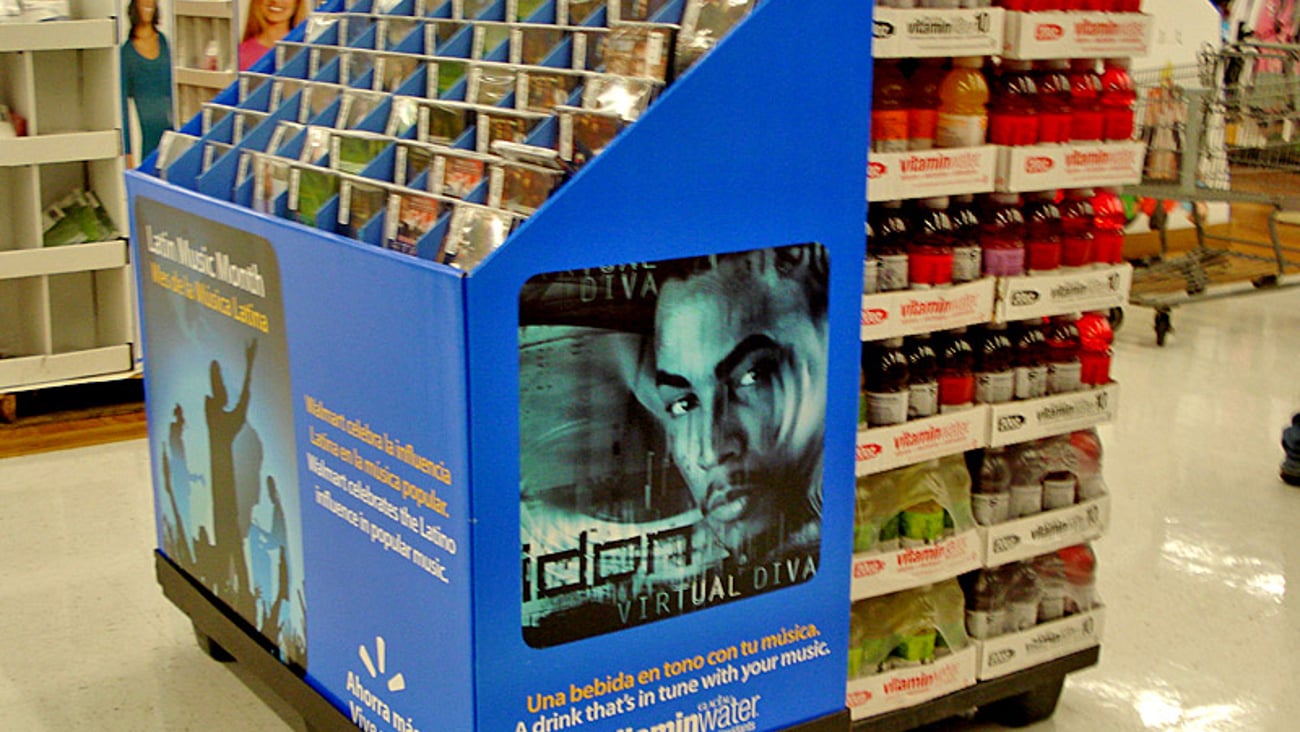 Vitaminwater Walmart 'Latin Music Month' Pallet