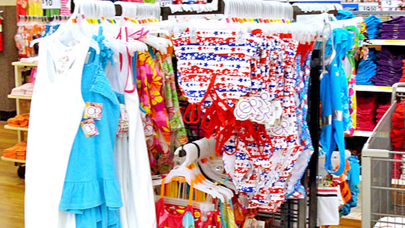 Walmart OP Girls Apparel Rack