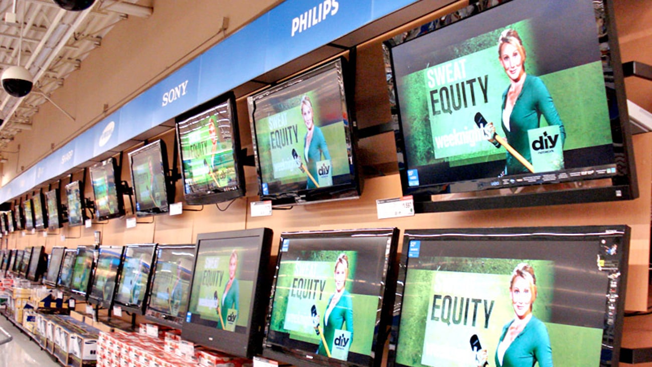 Walmart HDTV Wall