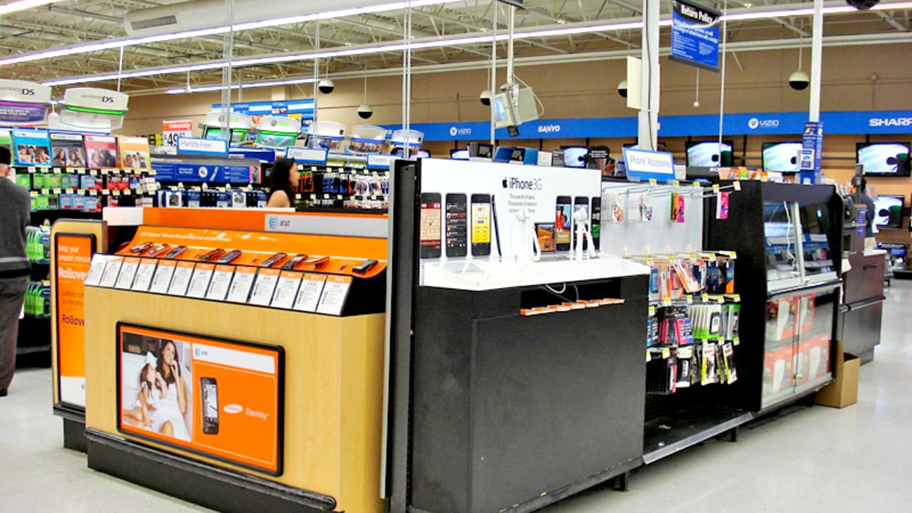 Walmart Wireless Phone Counter