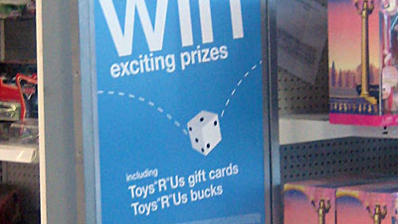 Toys "R" Us McDonald's Monopoly Stanchion