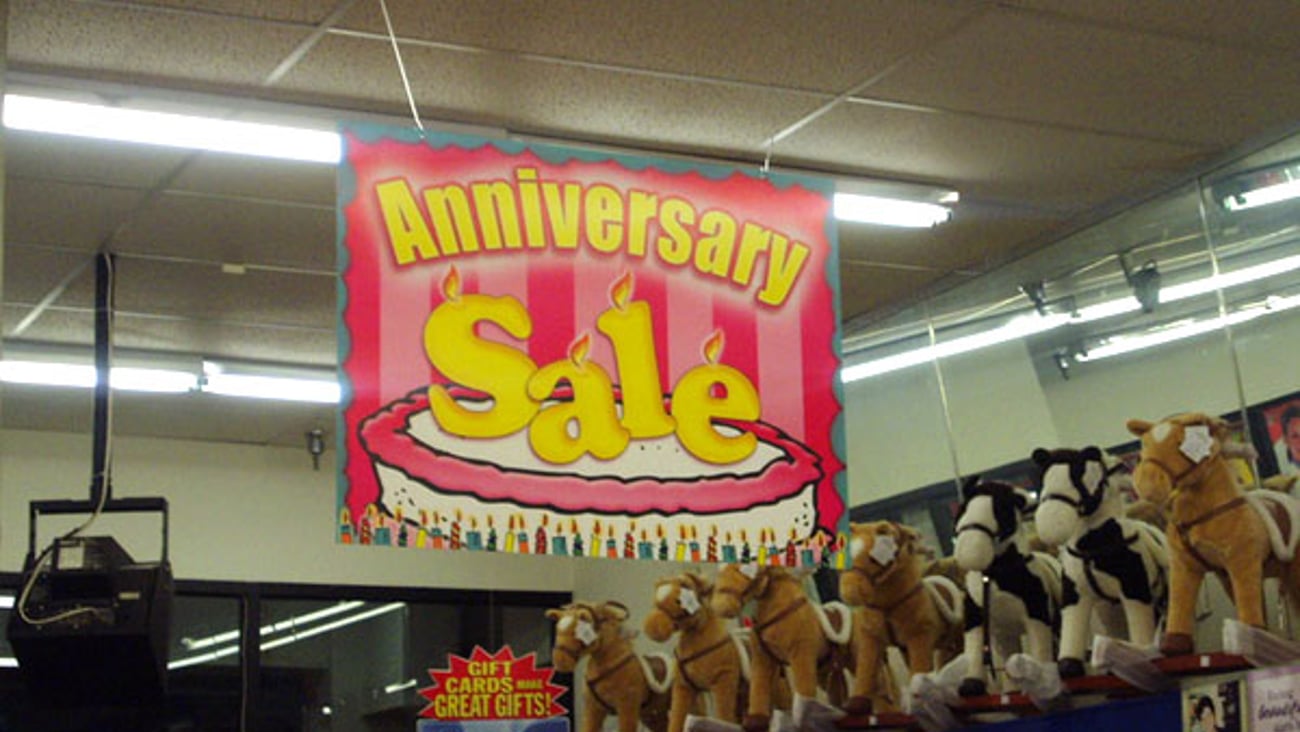 Eckerd Anniversary Sale Ceiling Hanger