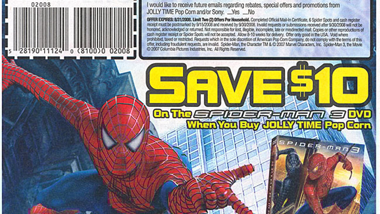 Jolly Time 'Spiderman 3' FSI