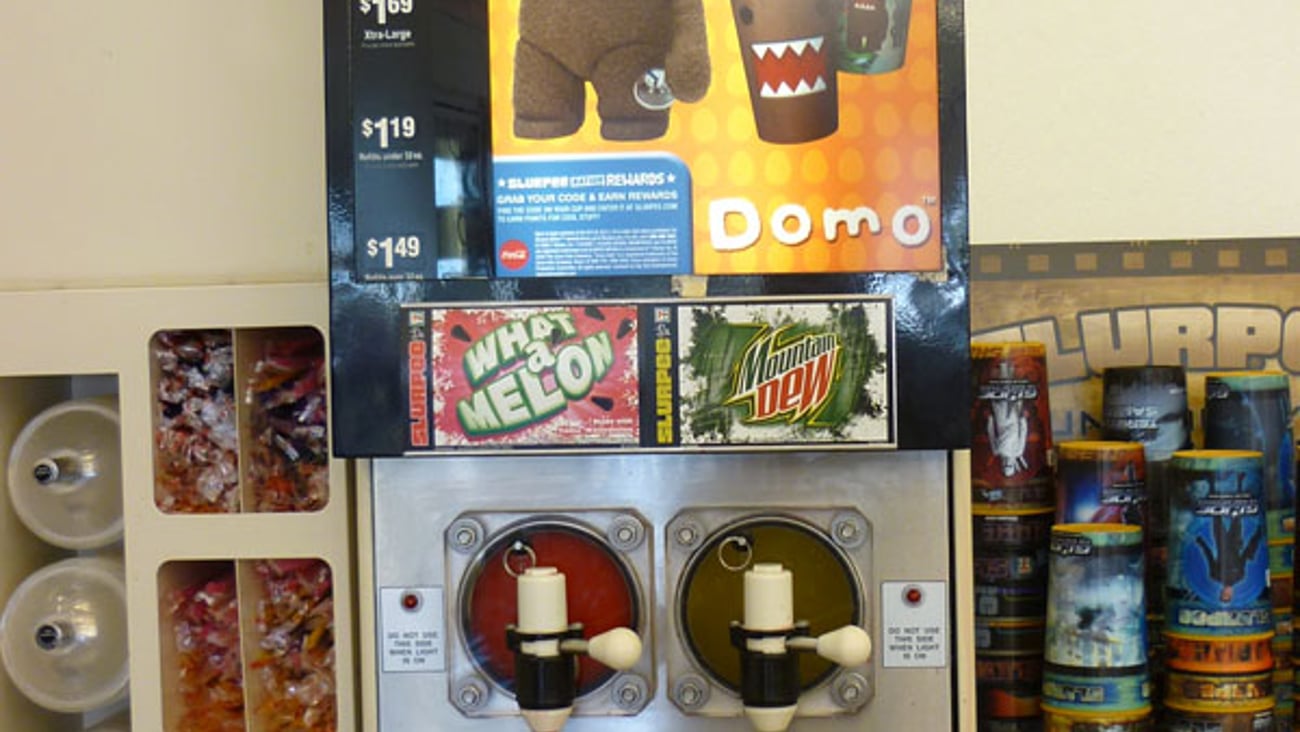 7-Eleven Domo Slurpee Translite