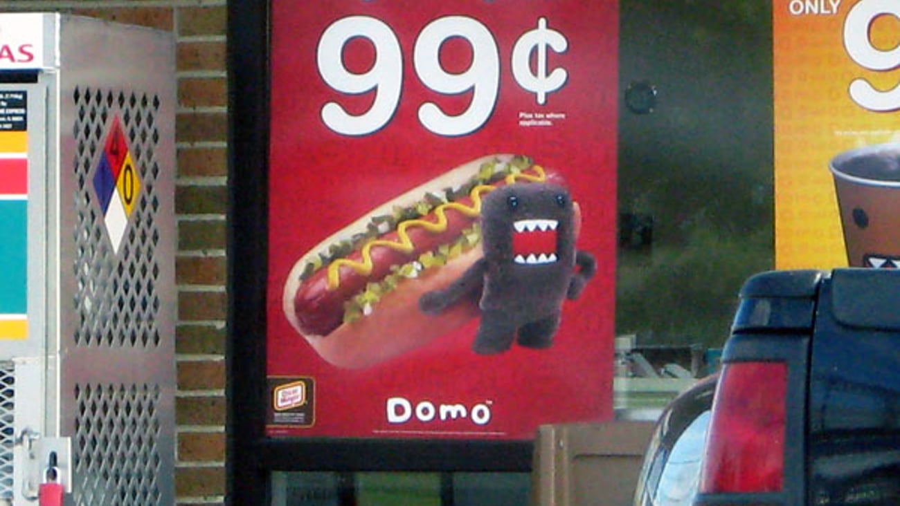 7-Eleven Domo Big Bite Poster