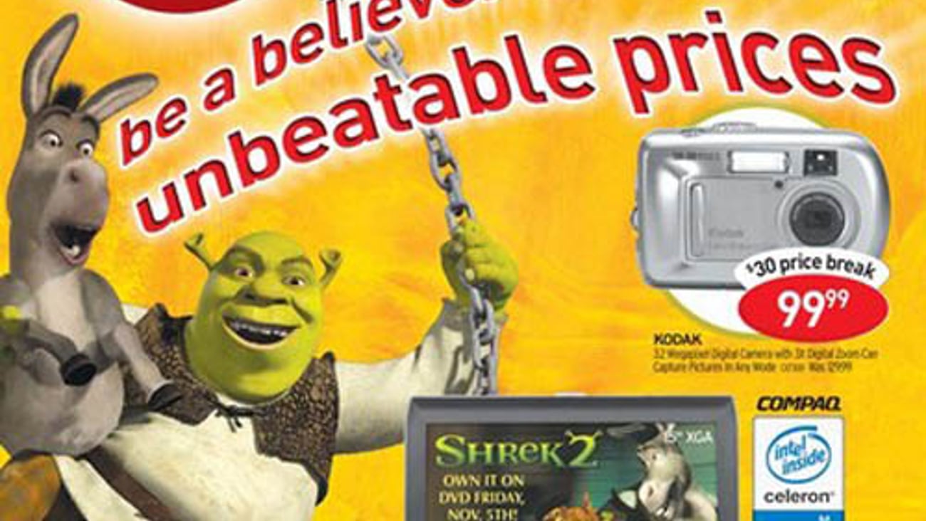 Circuit City 'Shrek 2' Circular