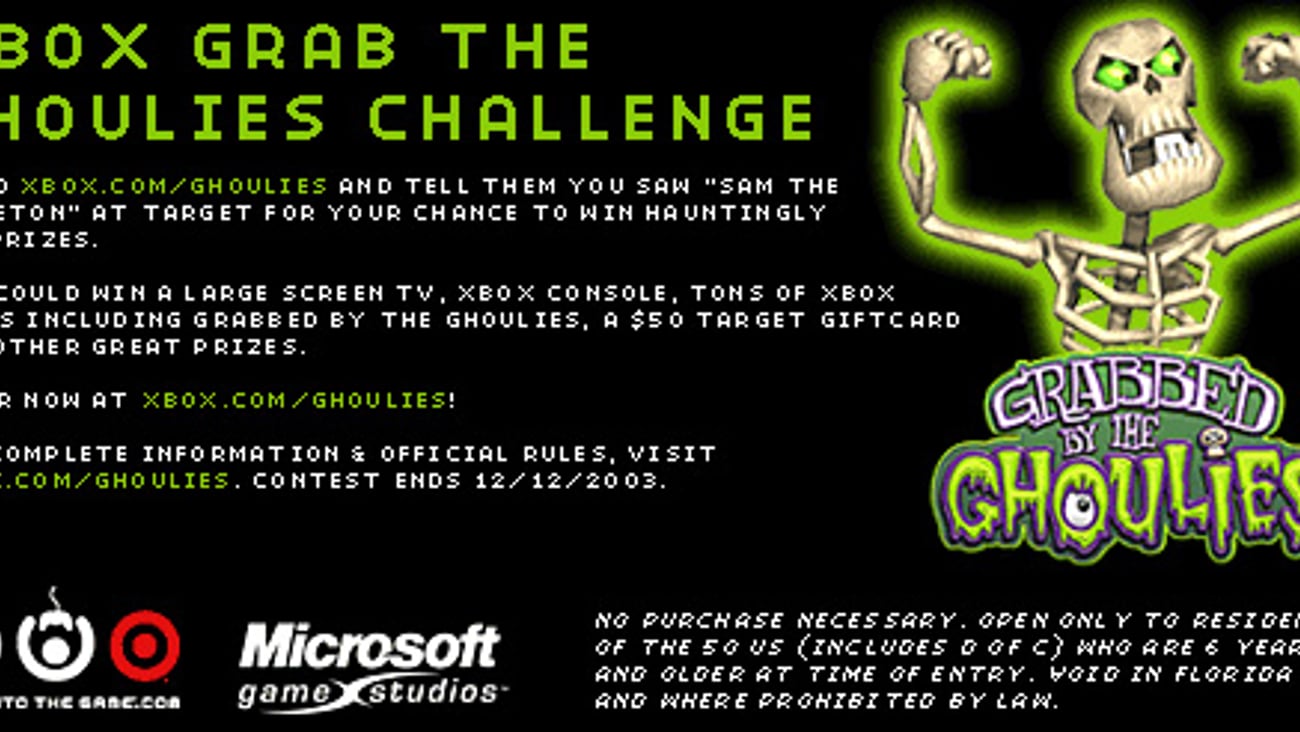 Target/Xbox Grab the Ghoulies Challenge
