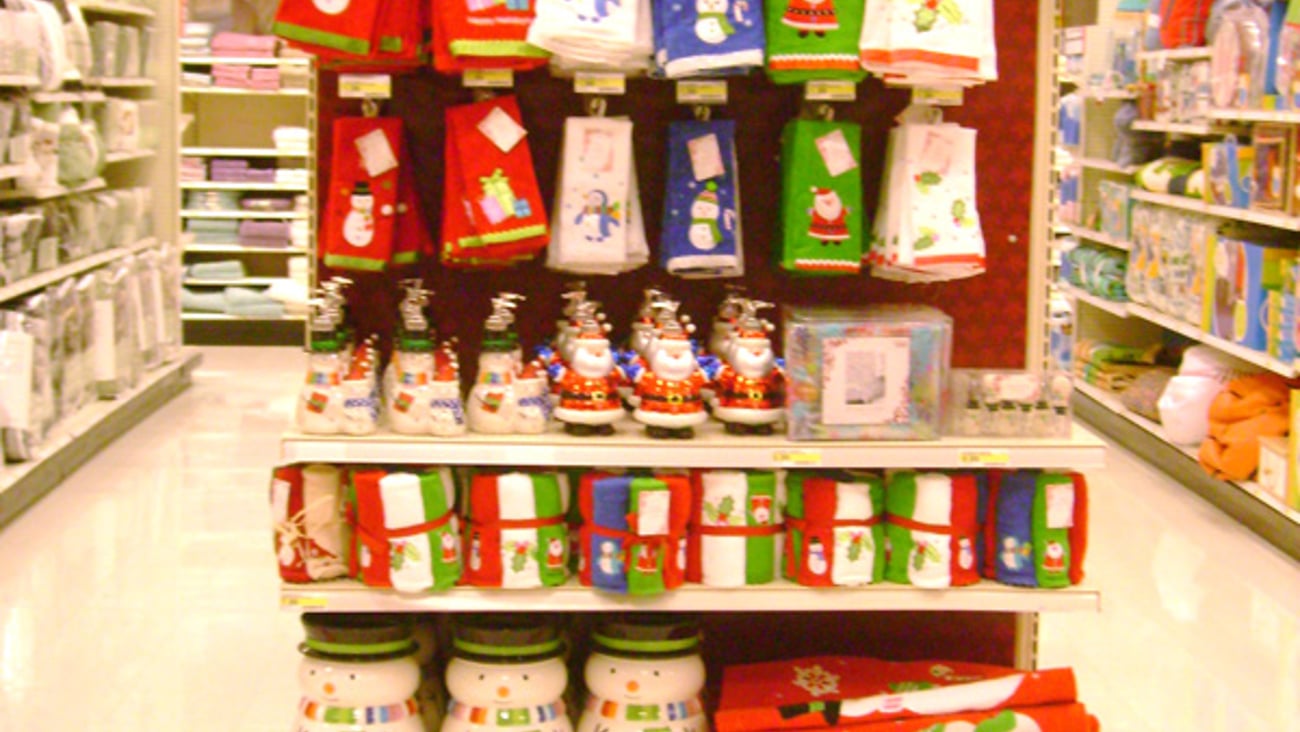 Target Holiday Endcap