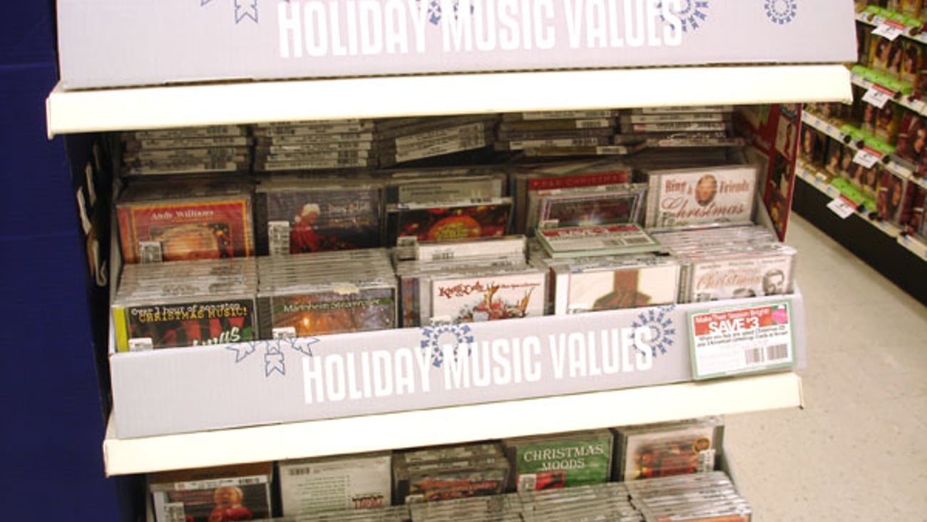 Kmart/American Greetings Christmas CD PDQ Trays