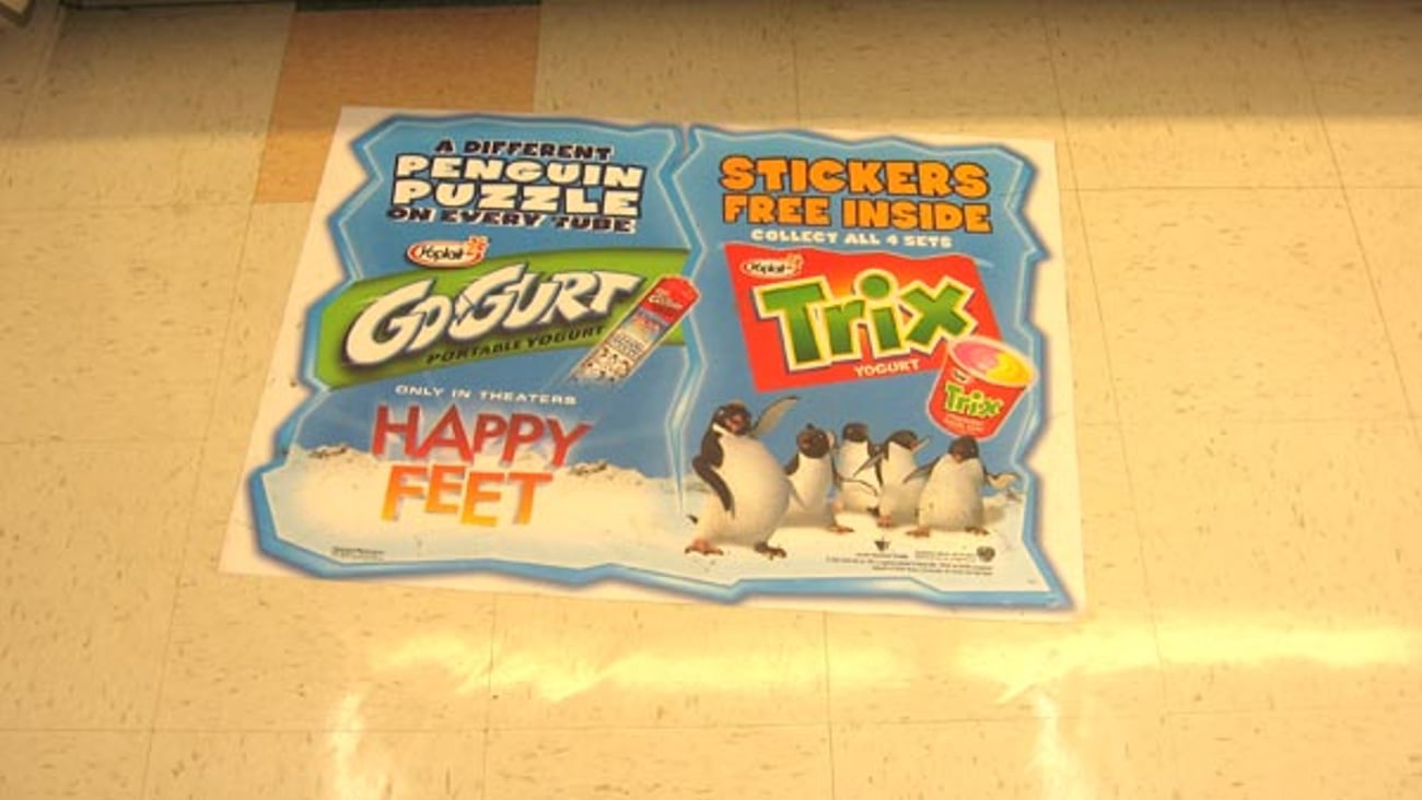 General Mills 'Happy Feet' Floor Cling