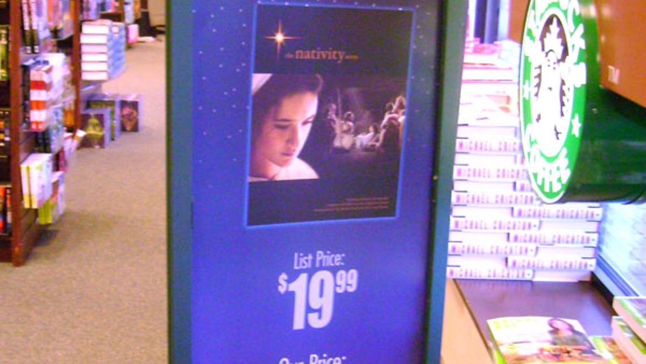 Barnes & Noble Holiday Stanchion