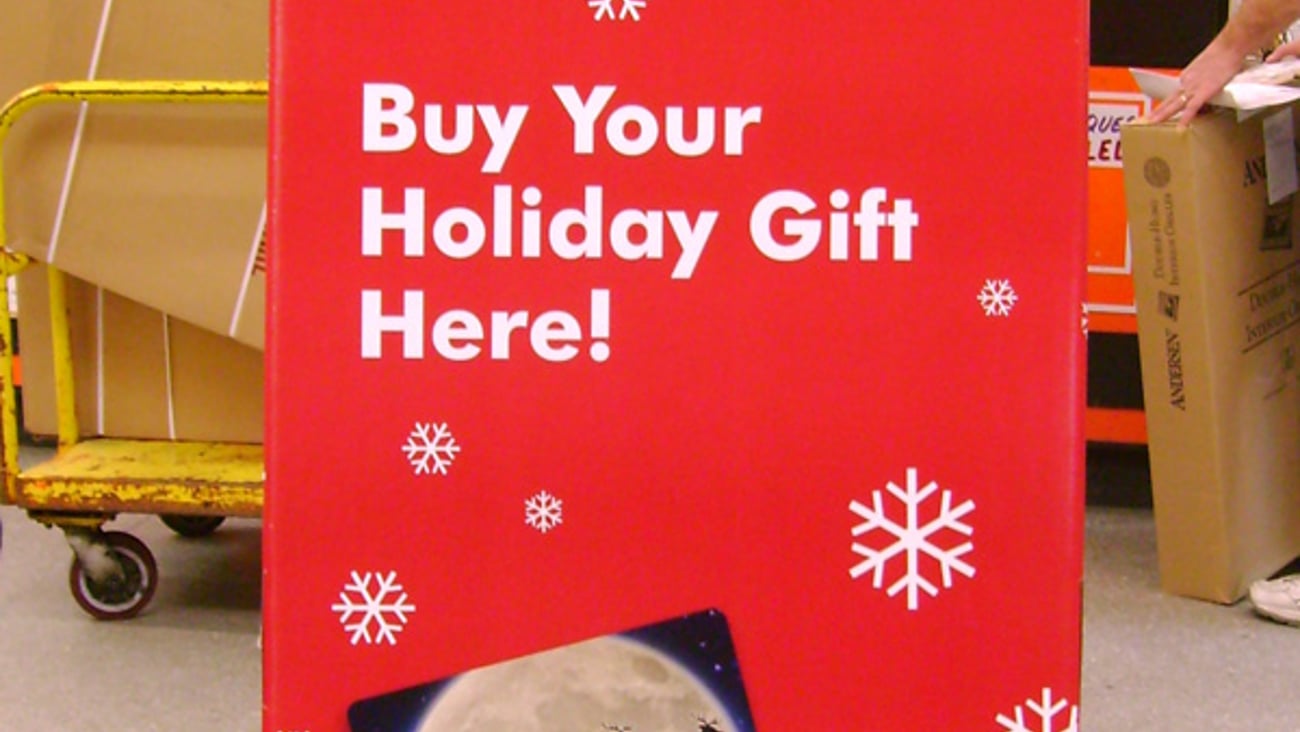 Home Depot Holiday Gift Card Standee