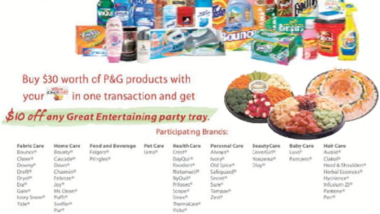 Tops Markets/P&G 'Rewards in Store' Feature