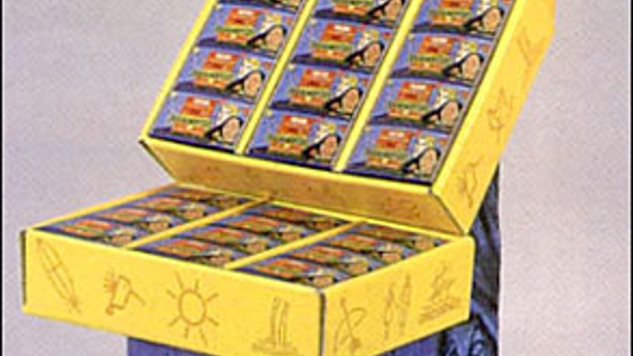 Pocahontas Milk Chocolate Bars Display