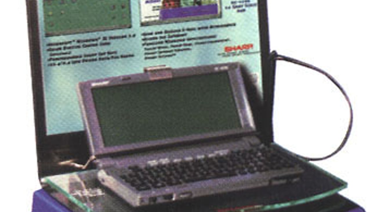 Sharp Mobilon Palmtop Computer Display