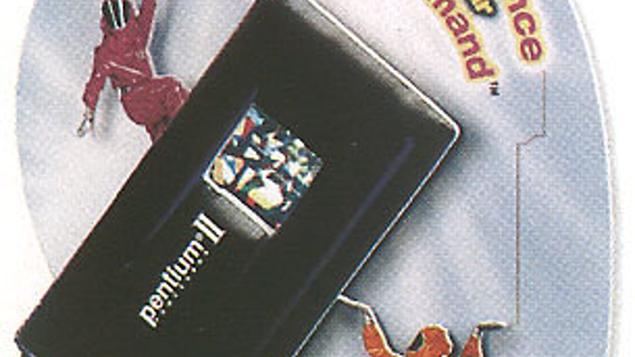 Intel Pentium II Chip Display