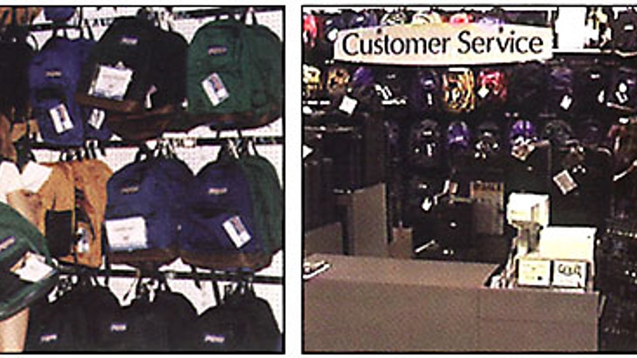 JanSport Backpack Display