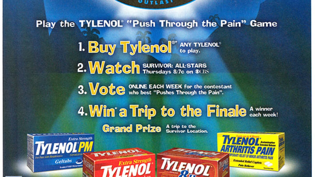 Tylenol 'Survivor' FSI