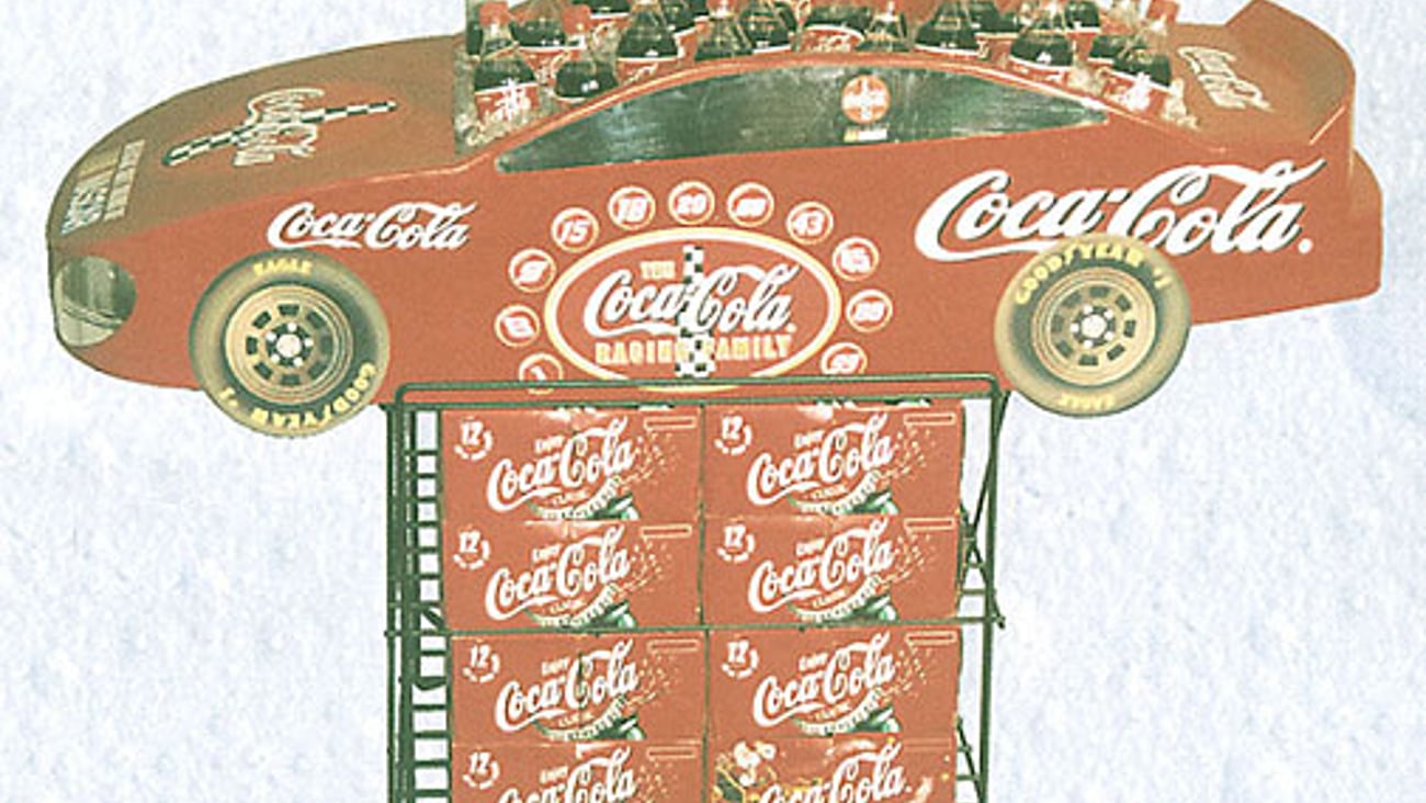Coca-Cola NASCAR Display