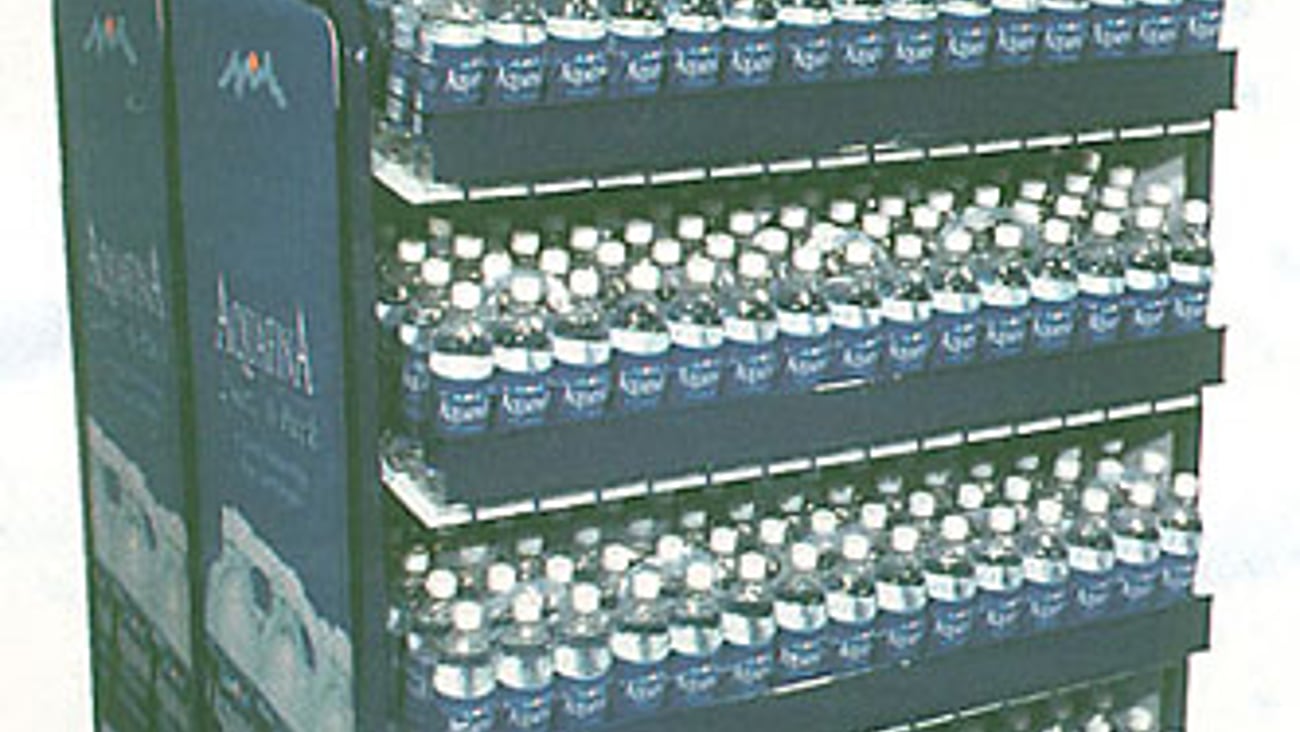 Aquafina Pallet Display