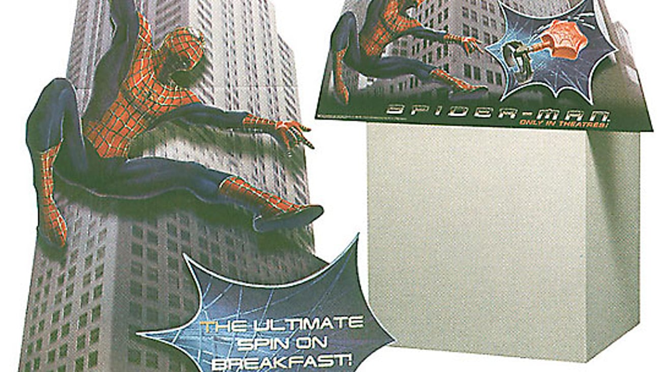 Kellogg's Spider-Man Displays