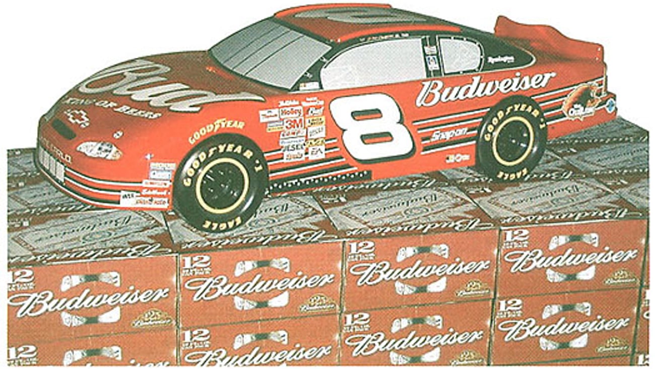Budweiser NASCAR Display
