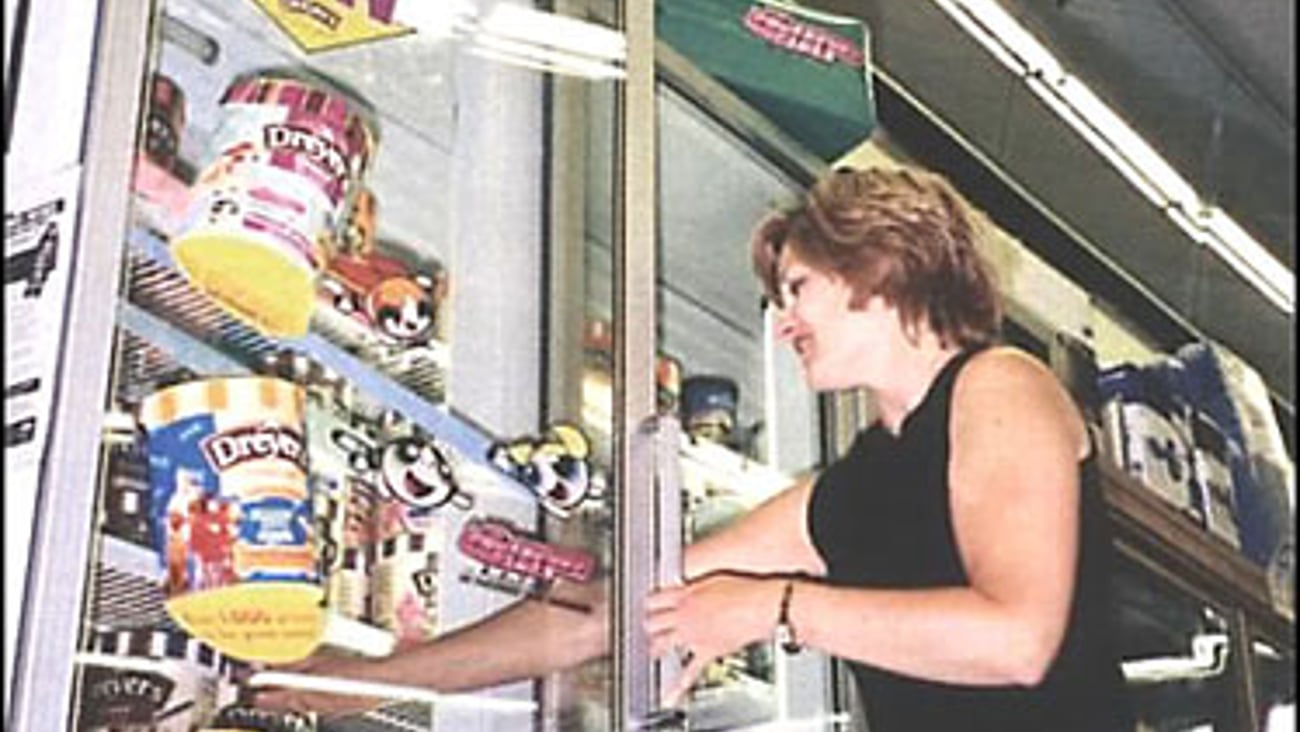 Dreyer's Freezer Display