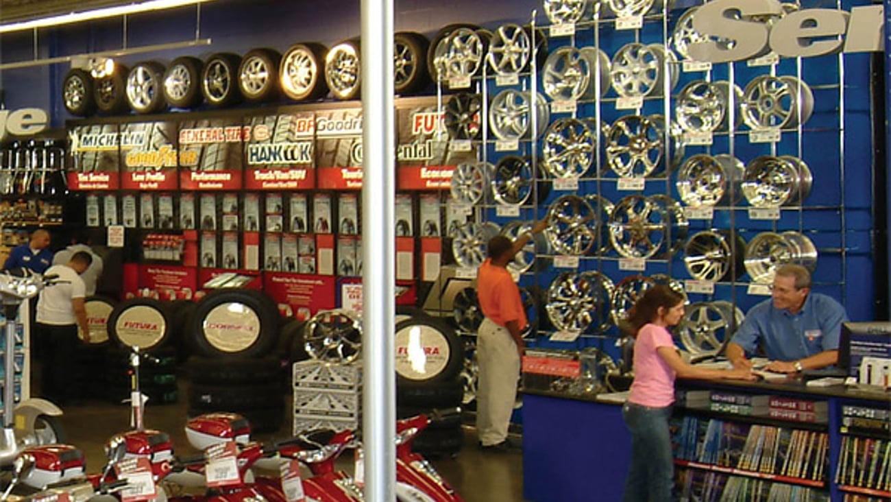 PEP Boys Tire and Rim Department