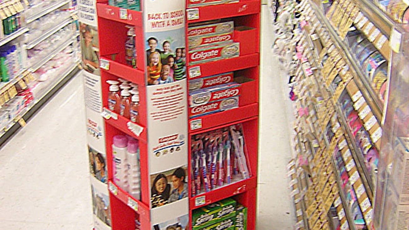 Colgate Back-to-School Floorstand