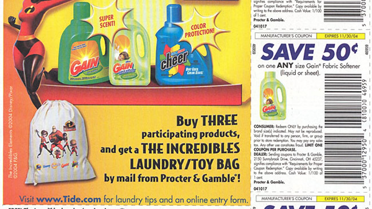 Procter & Gamble 'Incredibles' FSI